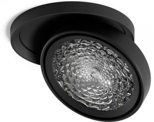 Sigor  Nivo Einbauleuchte schwenkbar 111mm 50° schwarz 14W 3000-1800K DTW IP30 950lm Ra90 