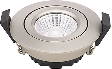 Sigor  Einbauleuchte Diled 6W 310lm 2700-2100K stahl 36° dim / EEK: G 