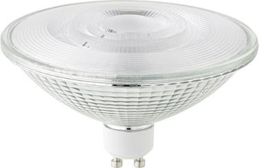 Sigor LED-Lampe 15W ES111 Luxar Glas GU10 1100lm 40° 3000K dim / EEK: F 