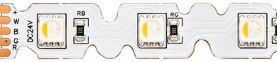 Sigor LED Flexband 14,4W/m RGB/W S-SHAPE LED-Streifen RGB/2700K 5m, 48 LED/m IP20 24V 86 / EEK: G 