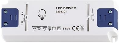 Sigor LED Netzteil/Treiber Powerline Netzteil Flat 20W 24VDC, 103x36x17mm 0,63A IP20 