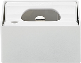 Sigor Leuchtenzubehör Wandfassung S14d weiß 