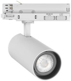 Dotlux LED-Tracklight SLIMtrack-eco max.21Watt POWERselect & COLORselect weiss 36° 