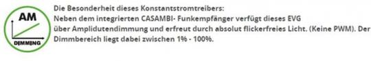 Dotlux LED-Netzteil CASAMBI 1-38Watt 300-1050mA dimmbar 