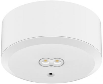 Dotlux LED-Sicherheitsleuchte EXITtop mit Selbsttest inkl. 2 austauschbaren Linsen weiß 8h 