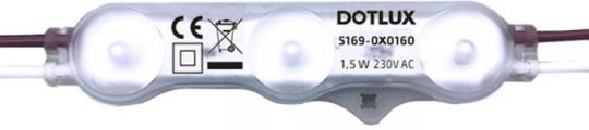 Dotlux LED-Modul ACplus 1,5W 160° IP67 6000K 100er Kette / EEK: E 
