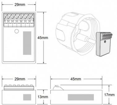 Dotlux  CASAMBI 4-fach Tasteninterface mini 