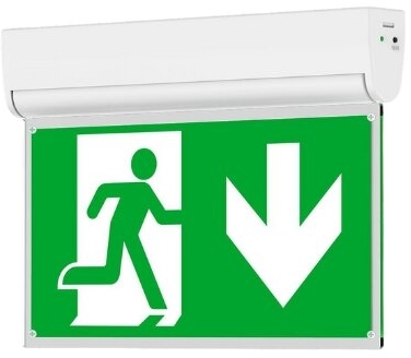 Dotlux LED-Rettungsleuchte EXITflip mit CINEMA MODE max.2,5W 6000K inkl. 6 Piktogrammen 3h B 