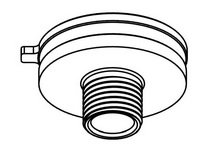 Nordic Aluminium Stromschienensystem XTSA 57/17-9 M10 Schienenzubehör, Alu/Grau, al. Nipple 