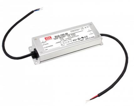 Mean Well ELG-100-24A LED-Treiber IP65 Konstantspannung Konstantstrom 100-305VAC 24V 4A 