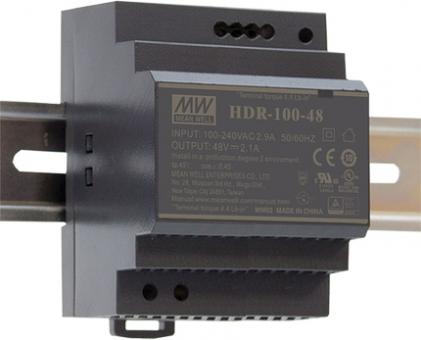 Mean Well HDR-100-24 Step Shape Hutschienennetzteil DIN-Rail 85-264VAC 24V 3.83A 