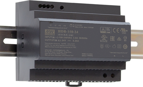 Mean Well HDR-150-48 Step Shape Hutschienennetzteil DIN-Rail 85-264VAC 48V 3.2A 