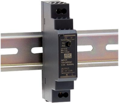 Mean Well HDR-15-15 Step Shape Hutschienennetzteil DIN-Rail 85-264VAC 15V 1A 