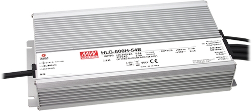 Mean Well HLG-600H-36B LED-Treiber IP67 Konstantspannung Konstantstrom dimmbar 90-305VAC 36V 16.7A 