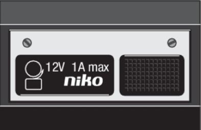 Niko  NIKO Türkommunikation - BELL PUSH-BUTTON 12V 