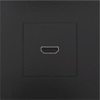 Niko  Pure Bakelite Piano Black - SOCK. HDMI-HDMI B.BLACK 