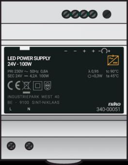 Niko  NIKO LED - POWERSUPPLY 24VDC-100W 