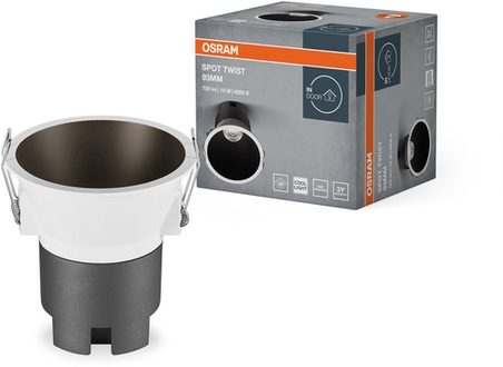Osram Downlight SPOT TWIST 93MM 10W 840 WT BK 