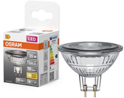Osram LED-Lampe LEDSMR163536 3,4W/827 12V GU5.3 / EEK: E 