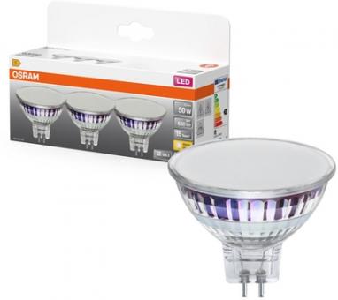 Osram LED-Lampe LSMR1650120 5,3W/827 12V GU5.3 (3er Pack) / EEK: E 
