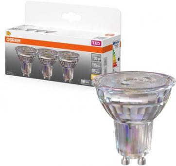 Osram LED-Lampe LSPAR163536 2,4W/827 230V GU10 (3er Pack) / EEK: E 