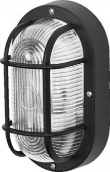 Ledvance  Bulkhead Essential Oval E27 Black 