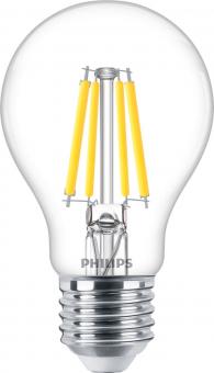 Philips LED-Lampe MAS VLE LEDBulbD3.4-40W E27 927 A60 CL G / EEK: D 