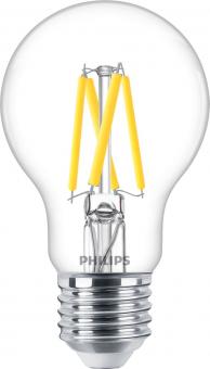 Philips LED-Lampe MAS LEDBulb DT3.4-40W E27 927A60CL G, VPE:10 / EEK: D 