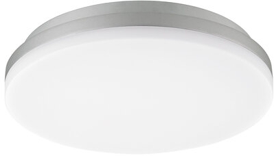 Sigor Aufbauleuchte Circel 270mm silber IP54 Ra80 Sensor, 10/16/22W 3000/4000K 120° 1150 