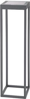 Sigor Akku-Solarleuchte Numove 525mm graphitgrau 2,2W 2700K IP54 172lm Ra85 dim 