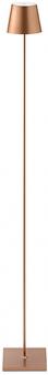 Sigor  Akku-Stehleuchte Nuindie 1200mm bronzefarben rund 2,2W FlexMood 2200K/2700K IP54 168/197lm Ra 