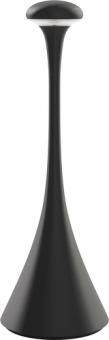 Sigor  Akku-Tischleuchte Nudrop 292mm nachtschwarz puk 2,2W Flex-Mood 2200K/2700K IP54 170m Ra85 dim 