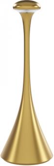 Sigor  Akku-Tischleuchte Nudrop 292mm goldfarben puk 2,2W Flex-Mood 2200K/2700K IP54 170m Ra85 dim 