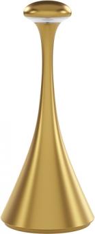 Sigor  Akku-Tischleuchte Nudrop mini 210mm goldfarben 1,8W Flex-Mood 2200K/2700K IP54 133lm Ra85 dim 