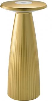Sigor  Akku-Tischleuchte Nuflair 245mm goldfarben 2,2W Flex-Mood 2200K/2700K IP54 Ra85 dim 