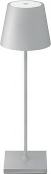 Sigor  Akku-Tischleuchte Nuindie USB-C 380mm nebelgrau 2,2W FlexMood 2200K/2700K IP54 168/197lm Ra85 
