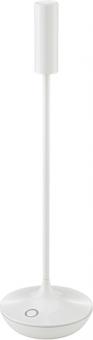 Sigor  Akku-Tischleuchte Nucandle 310mm keramikweiß 1,6W 2700K IP54 180lm Ra85 