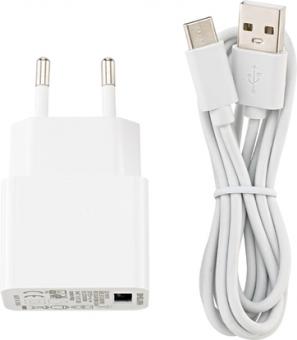 Sigor Leuchtenzubehör USB-C Ladekabel inkl Netzteil Weiß 1.200mm 