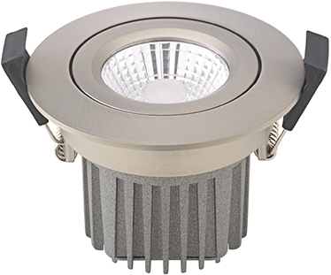 Sigor  Einbauleuchte 68 Diled 10W 610lm 2700K-2100K dtw stahl 36° / EEK: G 