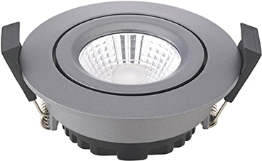 Sigor  Einbauleuchte 68 Diled 6W 380lm 3000K Anthrazit 36° dim / EEK: G 