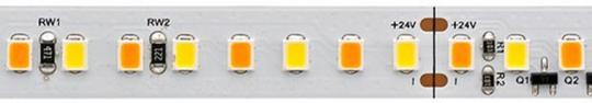 Sigor LED Flexband 10W/m Dim-To-Warm LED-Streifen 3000-1800K 5m 168LED/m IP20 24V 1104lm / EEK: F 