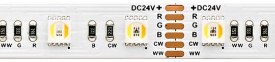 Sigor LED Flexband 17W/m RGB/TW LED-Streifen RGB/2300+6500K 5m, 60 LED/m IP20 24V 1001lm / EEK: G 