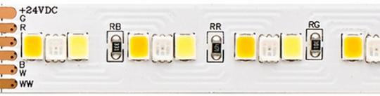 Sigor LED Flexband 20W/m RGB/TW LED-Streifen RGB/2300+6500K 5m, 210 LED/m IP20 24V 1662l / EEK: G 