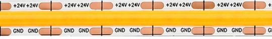 Sigor LED Flexband 10W/m COB mini cut LED-Streifen 3000K 5m 528 LED/m IP20 24V 710lm/m R / EEK: G 