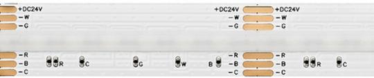 Sigor LED Flexband 16W/m COB LED-Streifen RGB/TW 5m 840LED/m IP20 24V 720m/m RA90 / EEK: G 