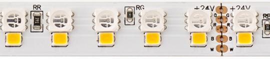 Sigor LED Flexband 24W/m Farbige LED-Streifen RGB+2700K 5m, RGB+2700K 192LED/m IP20 24V  / EEK: G 