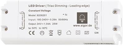 Sigor LED Netzteil/Treiber LED-SCHALTNETZTEIL PRIMÄR DIM 75W 24VDC INDOOR 