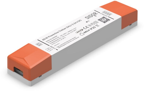Sigor  Powerline Treiber DALI-2 60W 24VDC, 223x45x31mm 2,5A IP20 