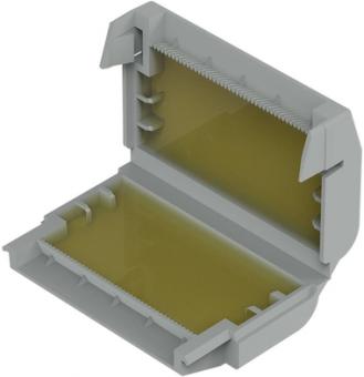 Wago  Gelbox, Abzweig, für Aderleitungen, mit Gel, Serie 221, 2x73, max. 4mm²-Klemmen, Größe 3, grau 